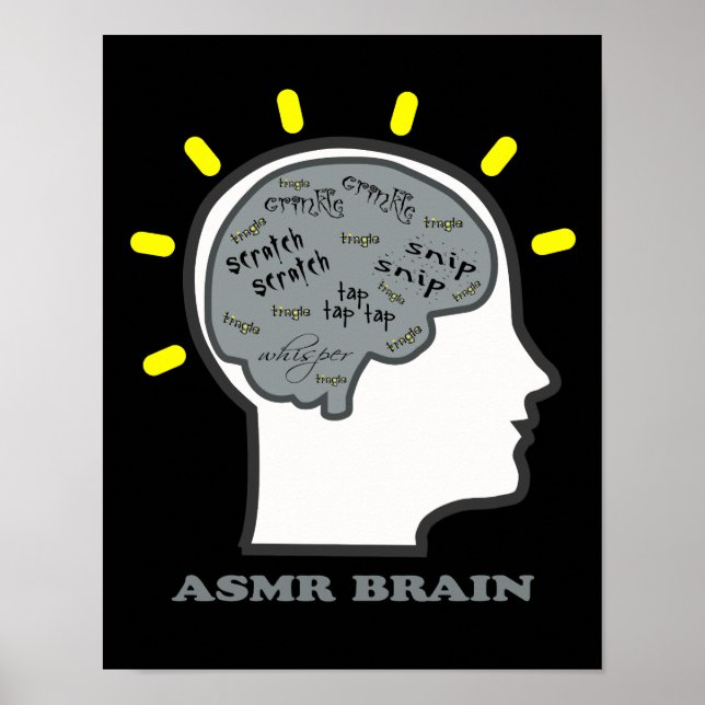 Poster ASMR Brain (Devant)