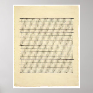 Poster aspiration 1960 - Agnes Martin