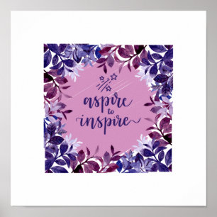 Poster Aspire à inspirer