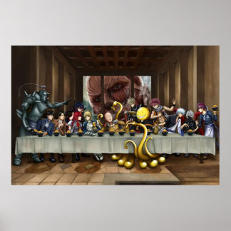 Poster Assassinat Salle de classe Réunion Anime