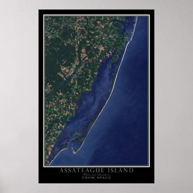 Poster Assateague Island National Seashore De L'Espace (Devant)