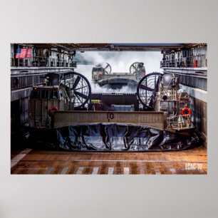 POSTER ASSAUT DE PLAGE - LCAC-10