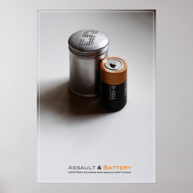 Poster Assaut et batterie (Devant)