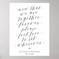 Asseyez-vous partout Script Réception Siège Signal