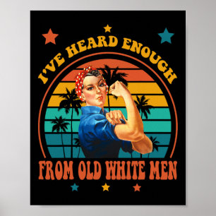 Poster Assez Entendu De Vieux Hommes Blancs - Empower Fém