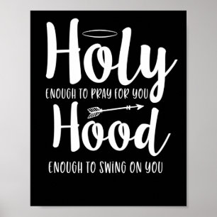 Poster Assez Saints Pour Prier Pour Vous Assez Pour Vivre