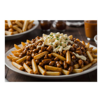 Poster Assiette de Poutine