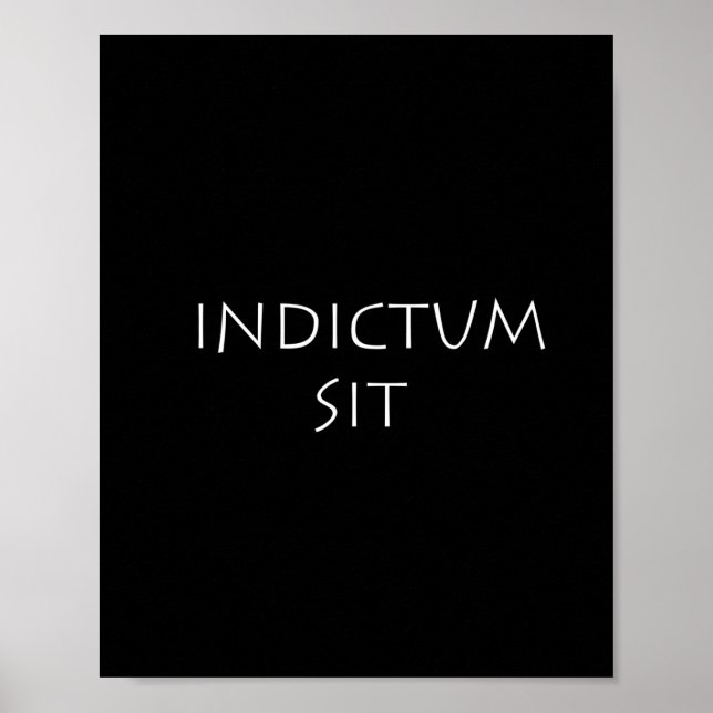 Poster Assiette d'indicateur (Devant)