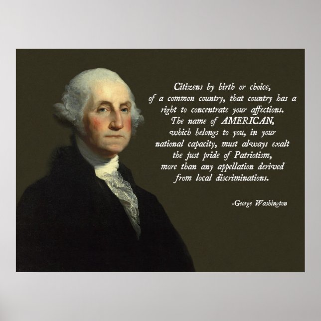 Poster Assimilation de George Washington (Devant)