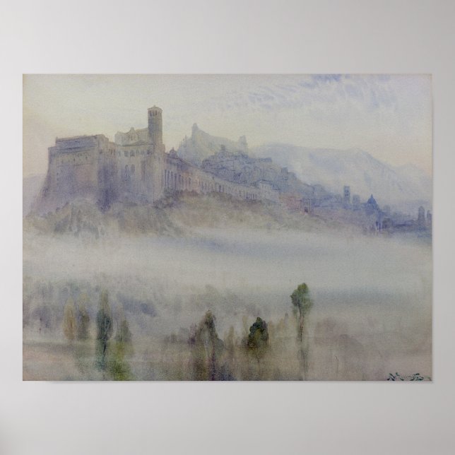 Poster Assisi, Tôt Le Matin (Devant)