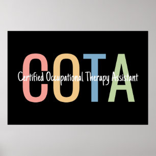 Poster Assistant d'ergothérapie certifié OTA