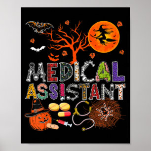 Poster Assistant médical Halloween Zombie Costume Scary P