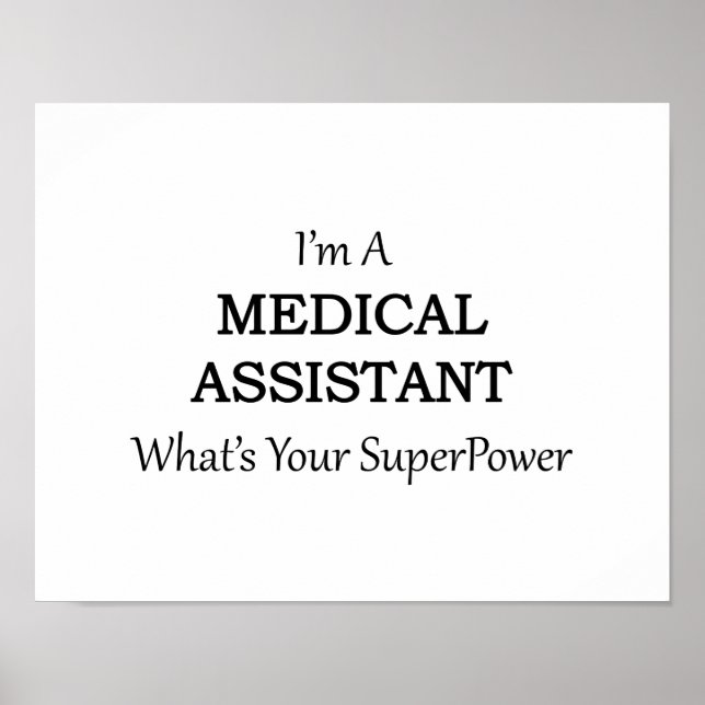 POSTER ASSISTANT MÉDICALE (Devant)