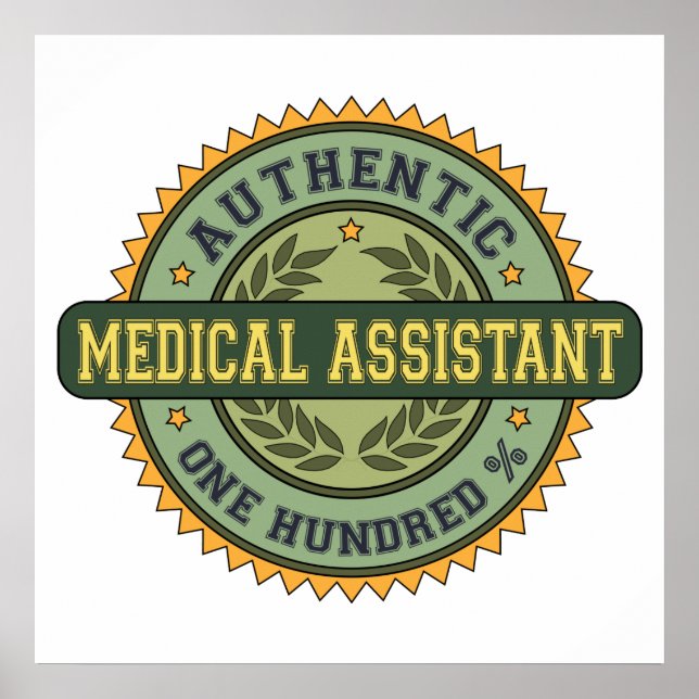Poster Assistant Médicale authentique (Devant)