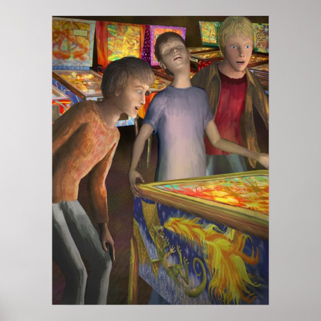 Poster Assistant Pinball (Devant)