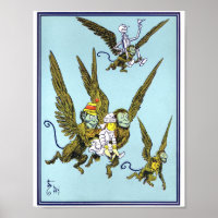 Assistant vintage d'illustration Oz