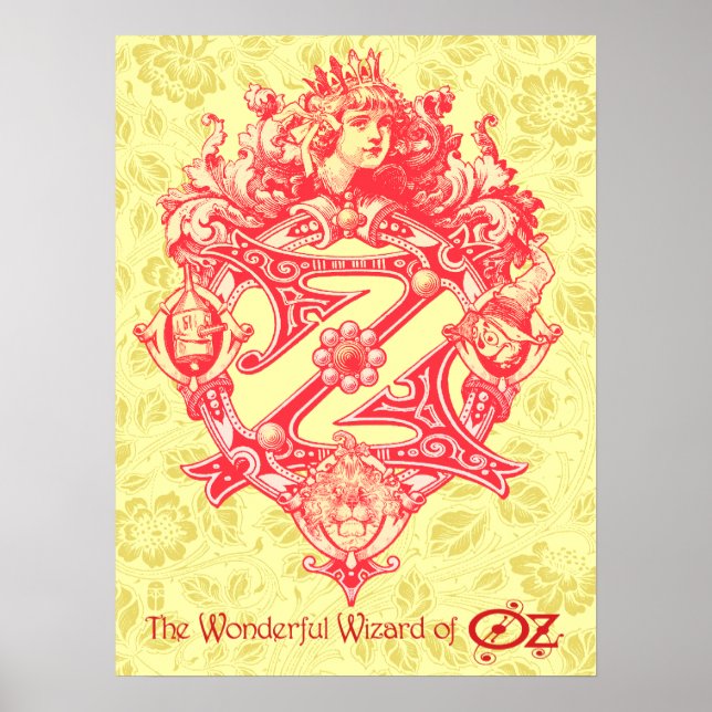 Poster Assistant vintage d'Oz (Devant)