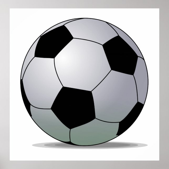 Poster Association Football Américain Soccer Ball (Devant)