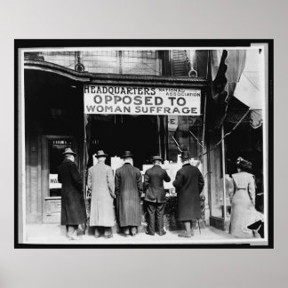 Poster Association nationale anti-suffrage
