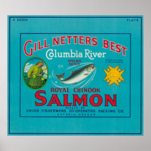 Poster Astoria, OregonGill Netters BestAstoria, OU