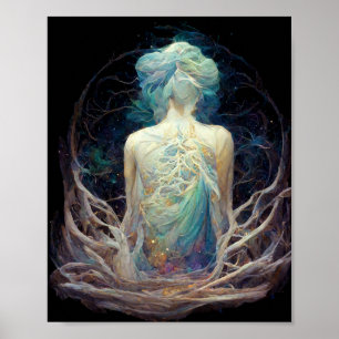 Poster Astral Ganglia 3 Imaginaire Science Fiction Art