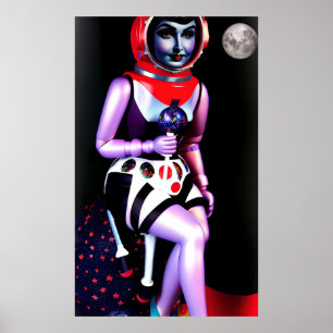 Poster Astro-Tart de mon coeur déchirant - Ken Gage Art