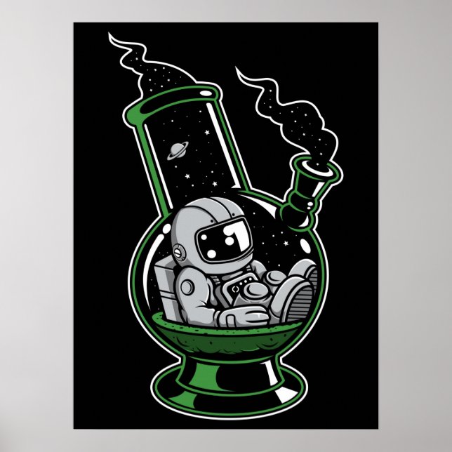 Poster Astronaut Bong (Devant)