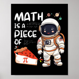 Poster Astronaut Enfants Science Nerd Pi Math Est Une Piè