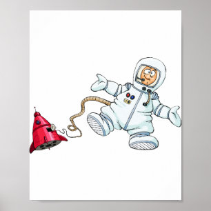 Poster astronaute