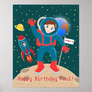 Poster Astronaute