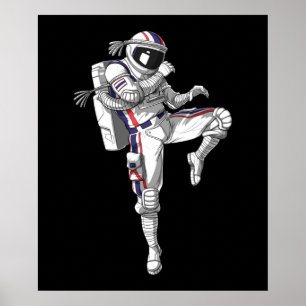 Poster Astronaute de Muay