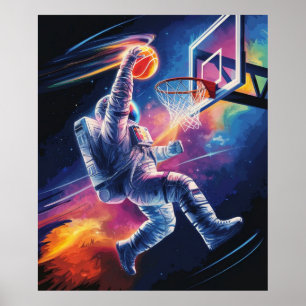 Poster Astronaute dunk