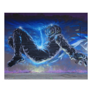 Poster Astronaute flottant