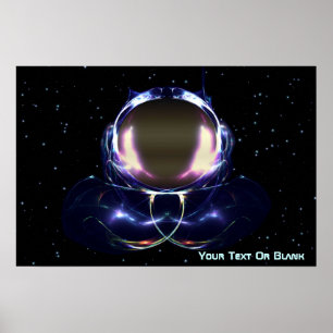 Poster Astronaute fracturé