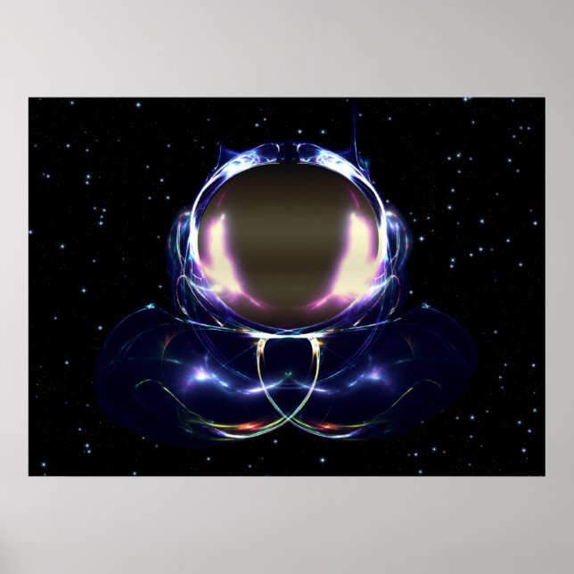 Poster Astronaute fracturé (Devant)