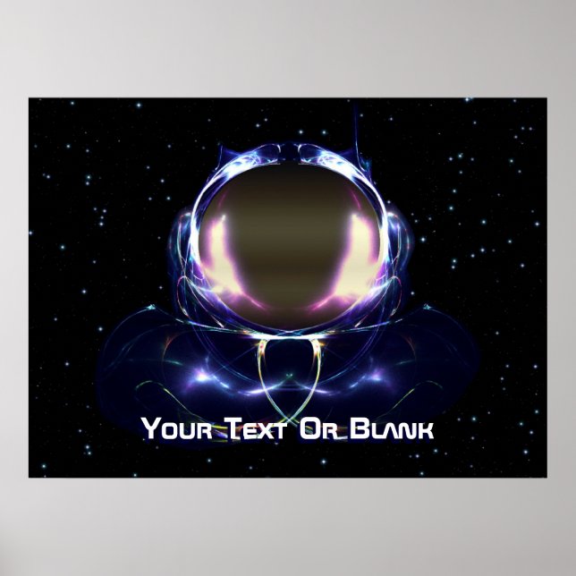 Poster Astronaute fracturé (Devant)