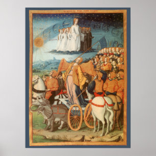 Poster Astronomie céleste vintage Puissance des cieux