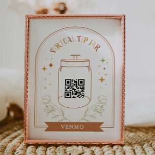 Poster Astuce Jar Signe d'analyse Cash Small Business Pay