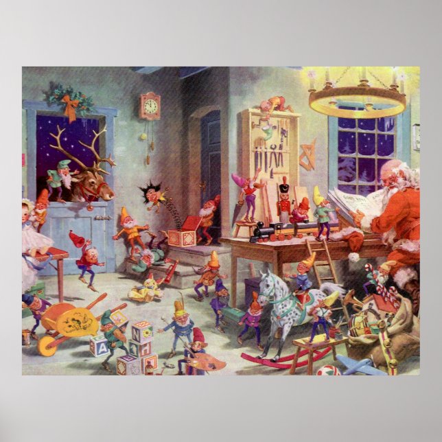Poster Atelier de Santas (Devant)
