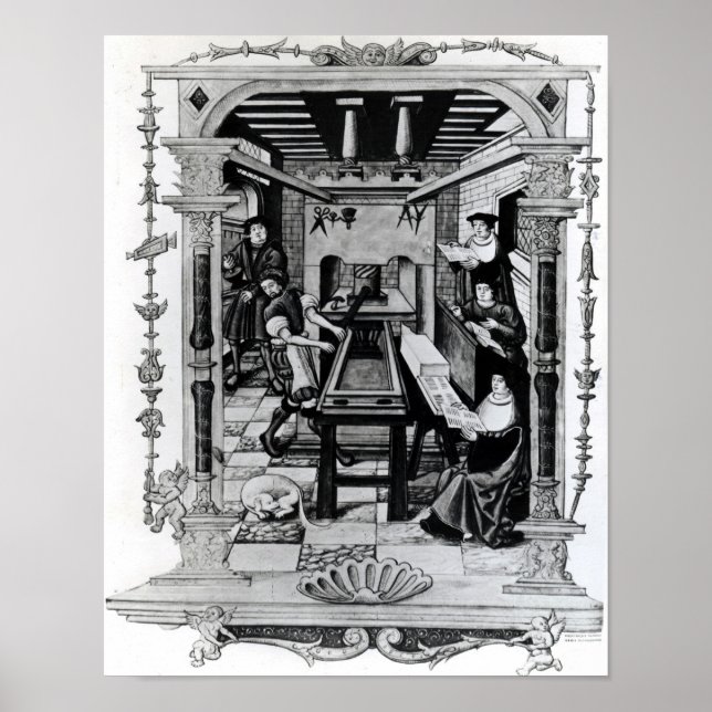 Poster Atelier d'impression (Devant)