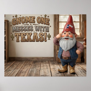 Poster "Atelier Gnome Un seme la zizanie au Texas"