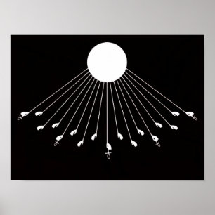 Poster Aten le vrai symbole de l'art mural