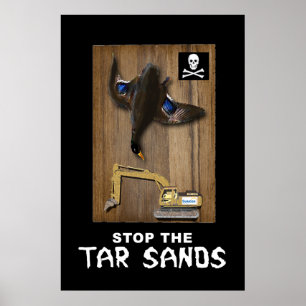 Poster Athabasca Tar Sands Duck Mount