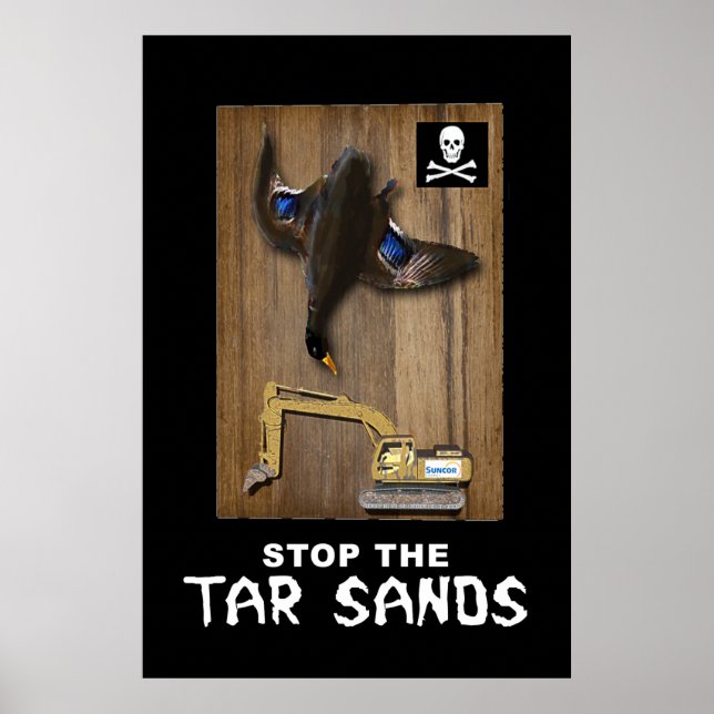 Poster Athabasca Tar Sands Duck Mount (Devant)