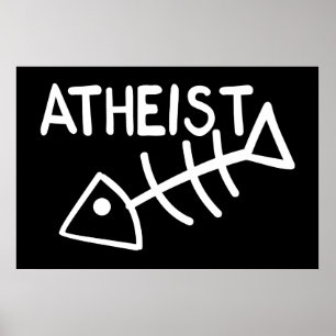Poster Atheist Fish