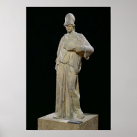 Athéna avec un cist, copie romaine d'un 4ème siècl