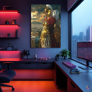 Poster Athéna, déesse de la sagesse et de la guerre - Gar