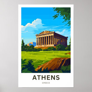 Poster Athènes Grèce Imprimer