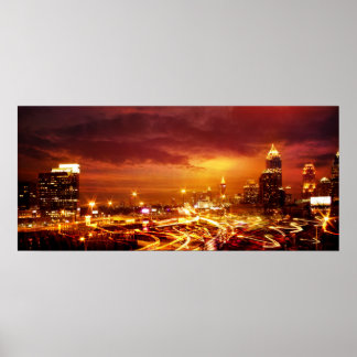 Poster Atlanta à Dusk