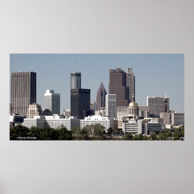 Poster Atlanta Géorgie (Devant)